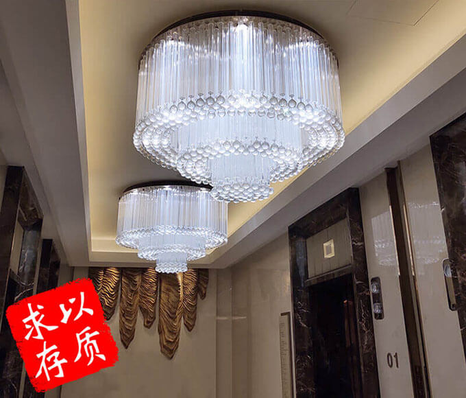 別墅吊燈安裝 別墅燈具廠家包安裝